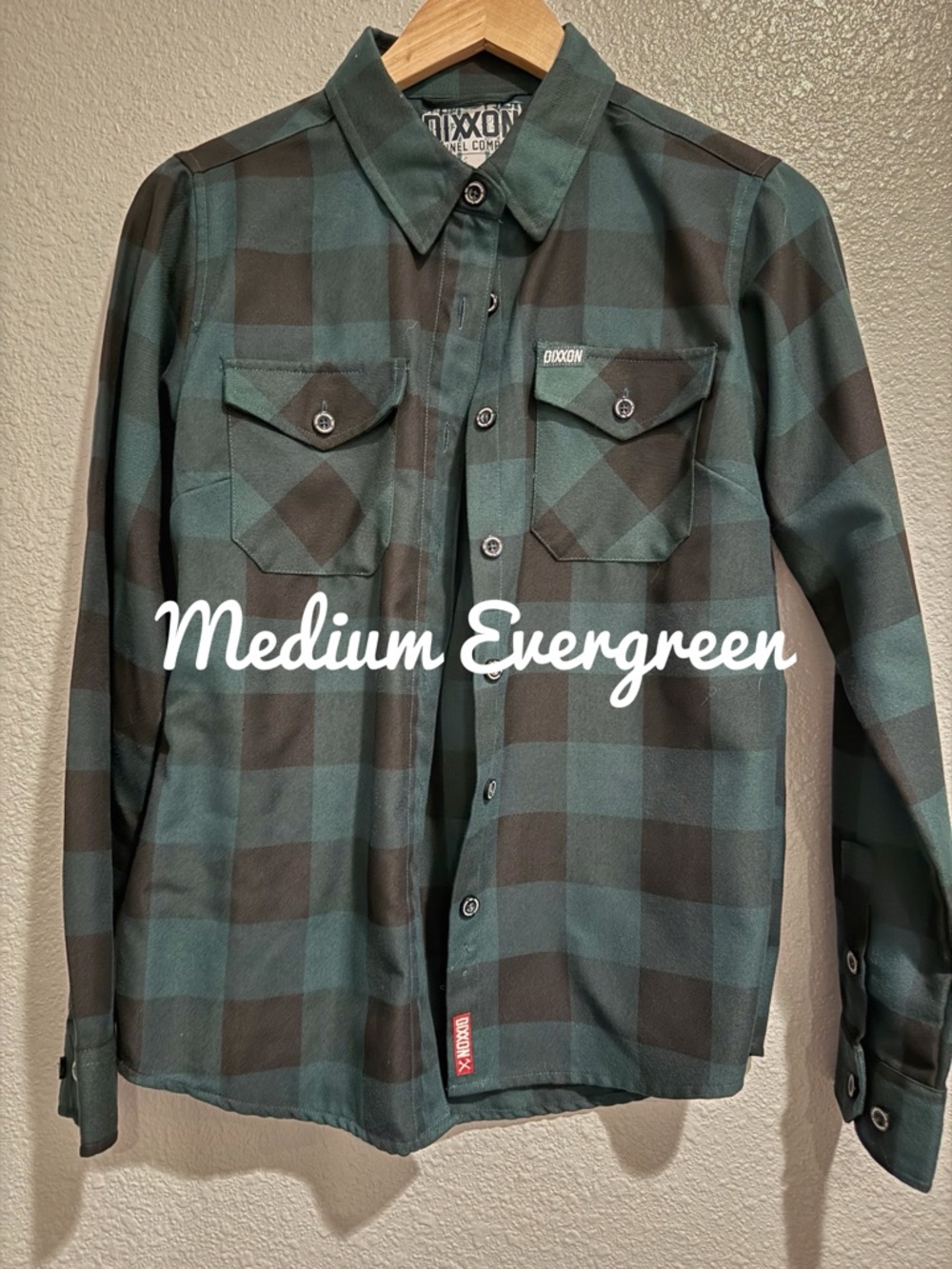 Dixxon Medium Evergreen Plaid Women’s Flannel Shirt Jacket